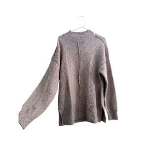 olivia sky Size xl purple Pink Sweater Mock-neck  soft Cozy Sweat